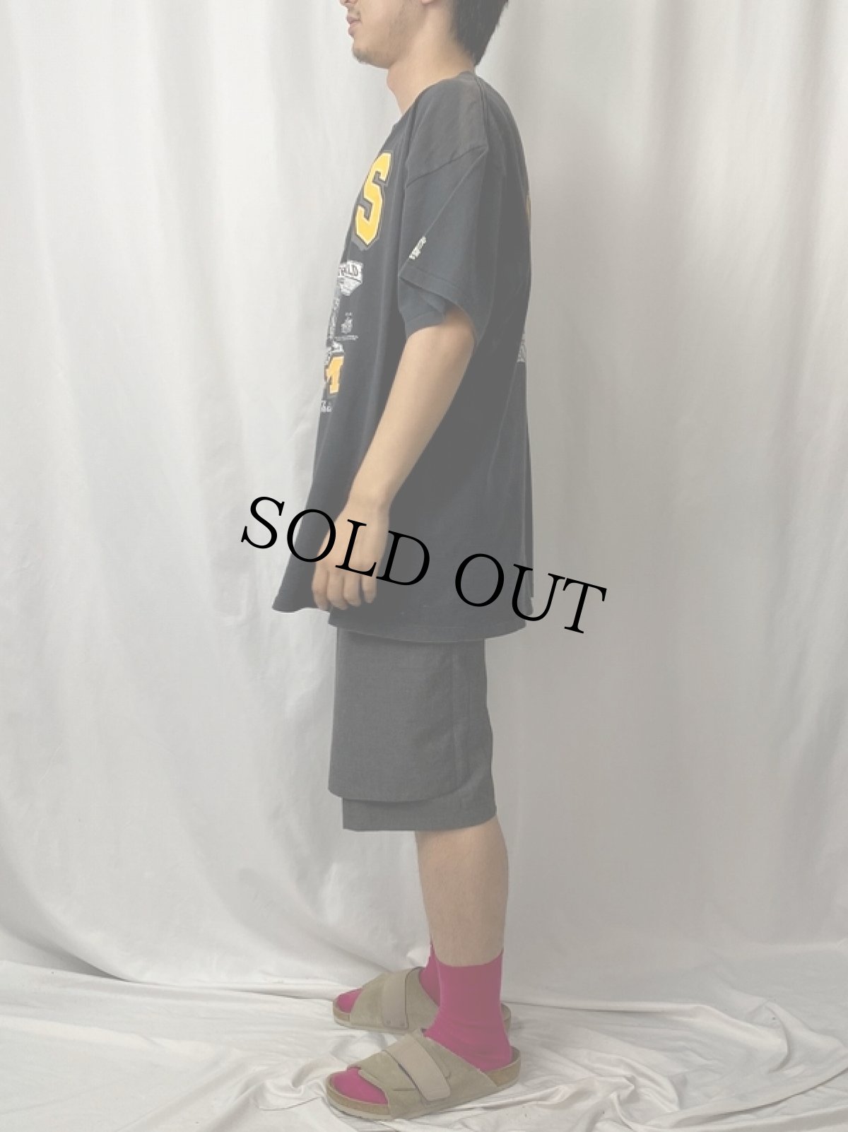 画像3: 90's LORD'S GYM USA製 "HIS PAIN YOUR GAIN" ジーザスパロディTシャツ XXL (3)