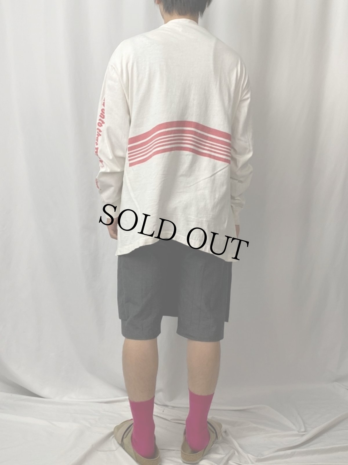 画像4: 90's m&m's USA製 チョコレートブランド ロゴプリントロンT XL (4)