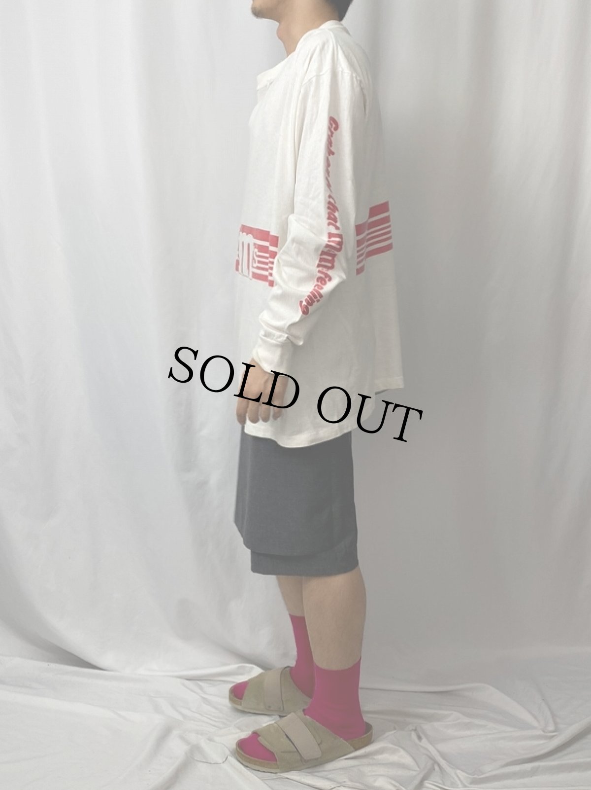 画像3: 90's m&m's USA製 チョコレートブランド ロゴプリントロンT XL (3)