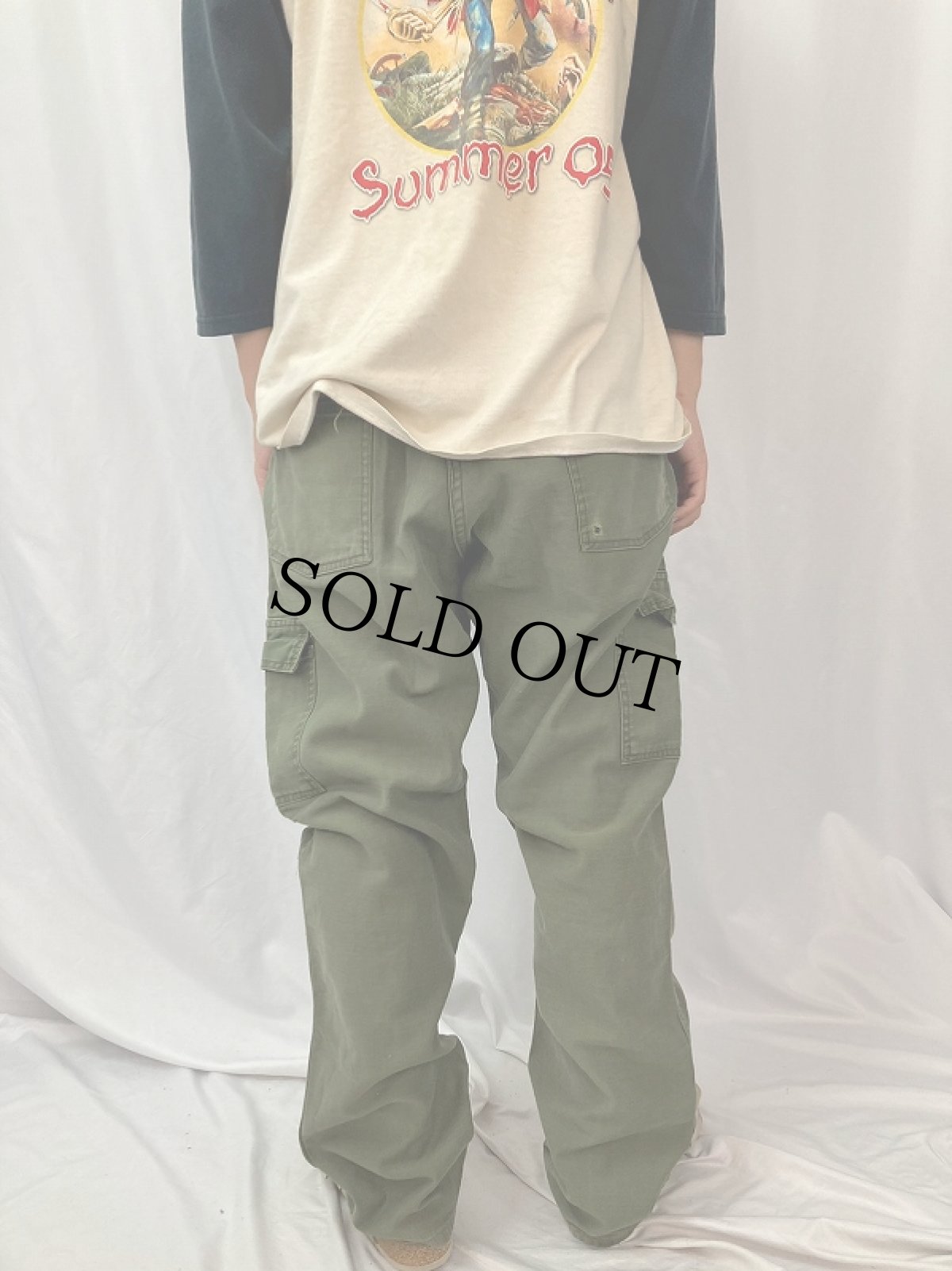 画像4: 70〜80's 民間品 ベイカーパンツ W37 (4)