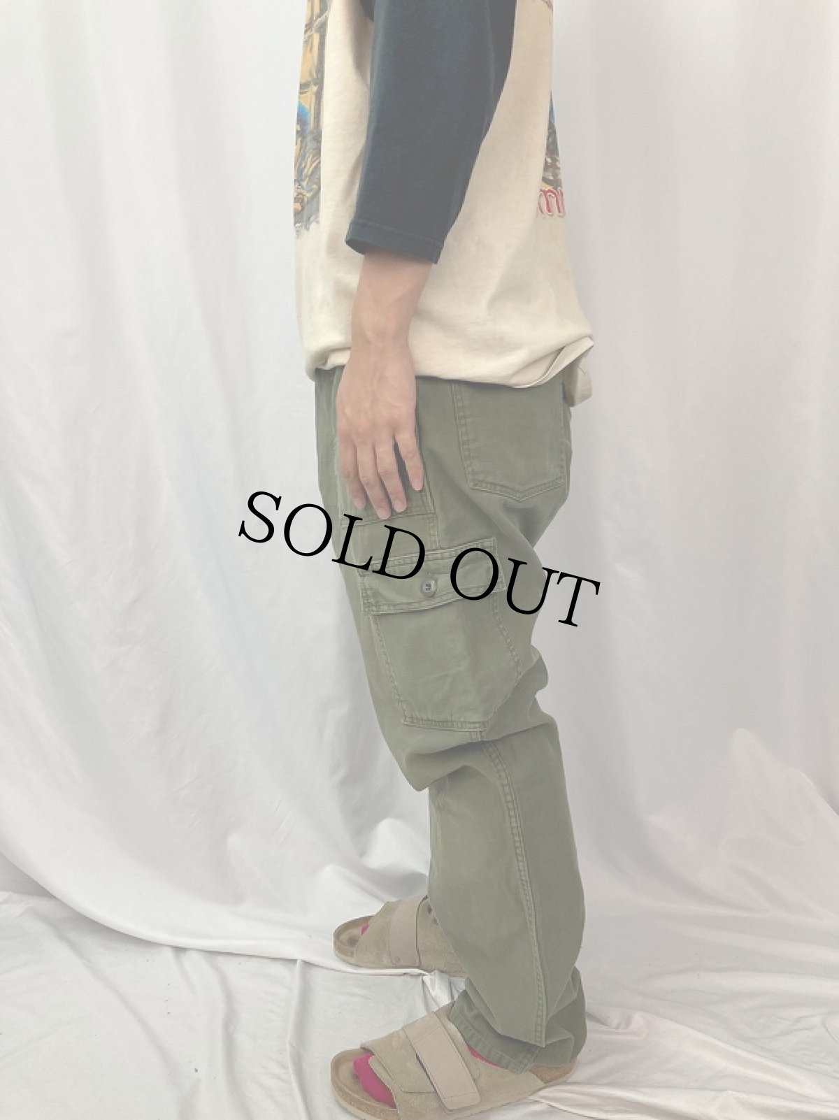 画像3: 70〜80's 民間品 ベイカーパンツ W37 (3)