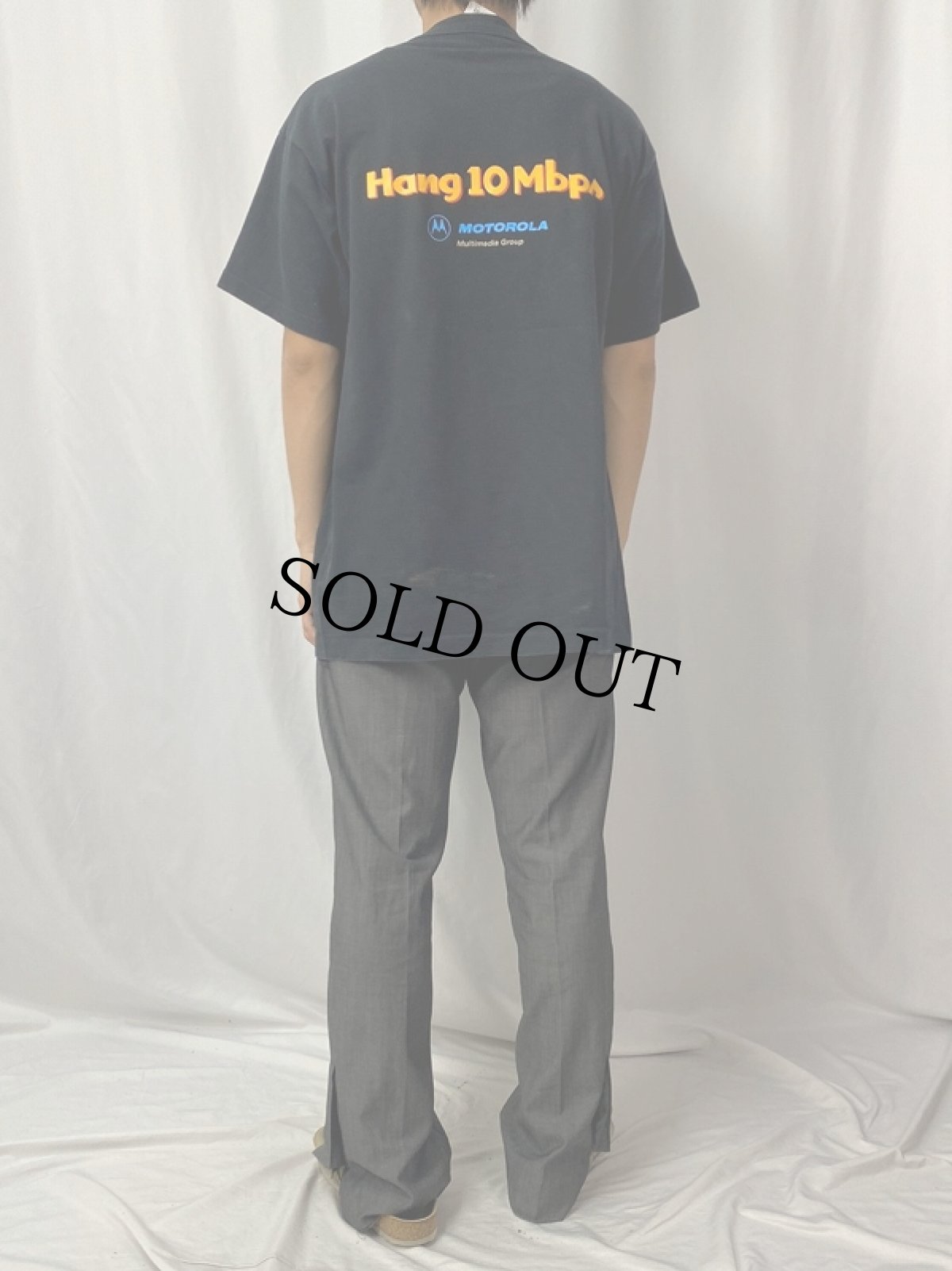 画像4: 90's MOTOROLA USA製 "CyberSURFR" 携帯電話企業Tシャツ XL (4)