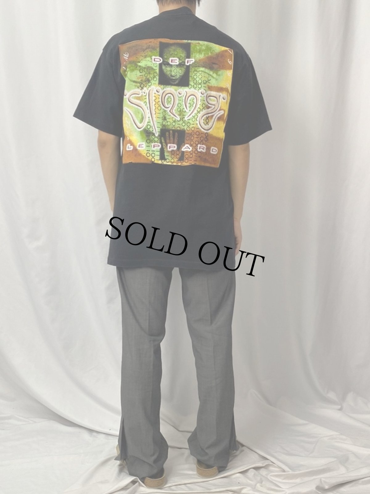 画像4: 90's DEF LEPPARD USA製 "Slang" ロックバンド アルバムTシャツ L (4)