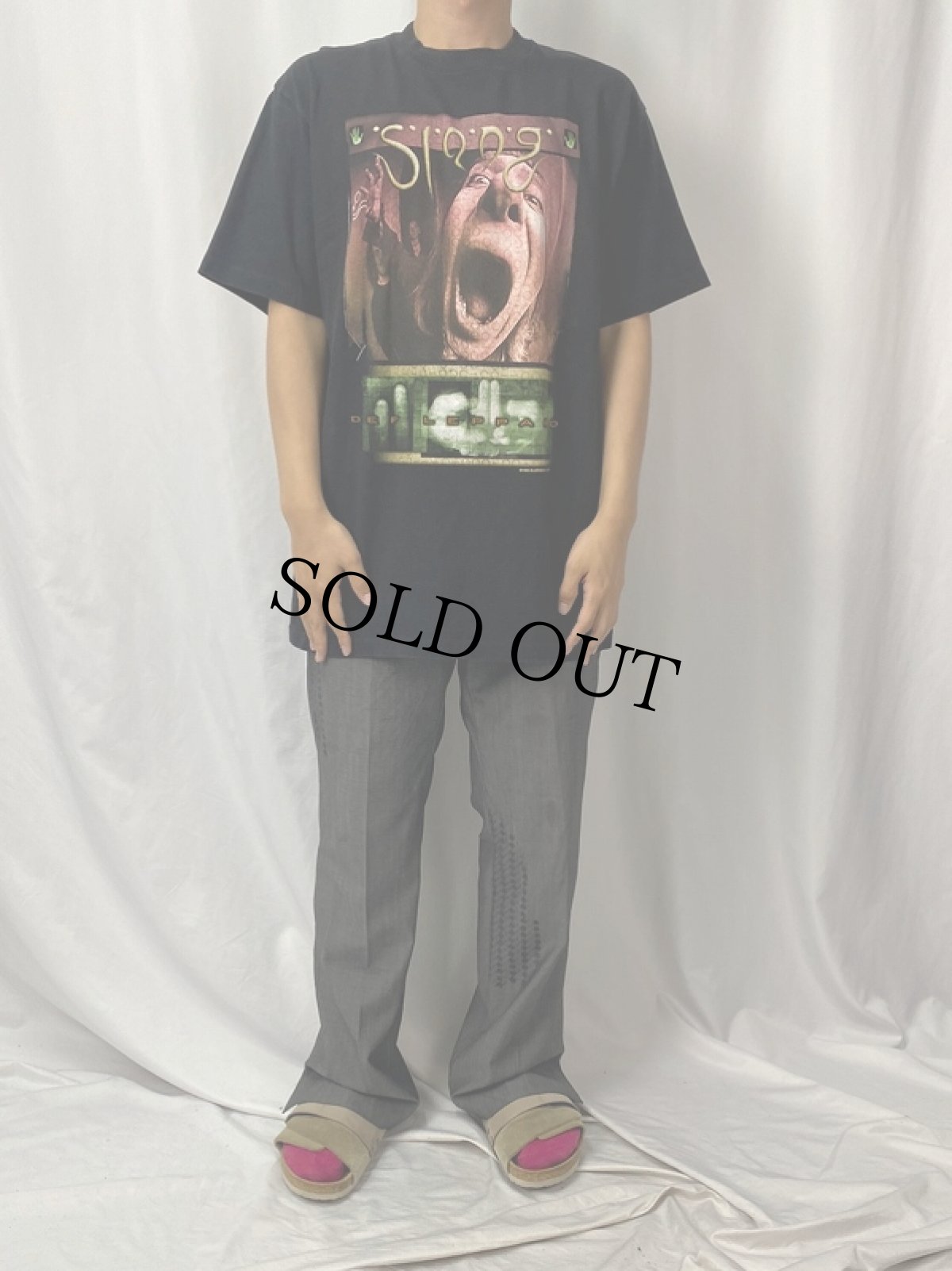 画像2: 90's DEF LEPPARD USA製 "Slang" ロックバンド アルバムTシャツ L (2)