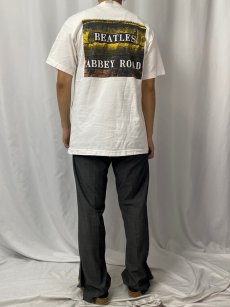 画像4: 90's THE BEATLES USA製 "ABBEY ROAD" ロックバンドアルバムTシャツ L (4)