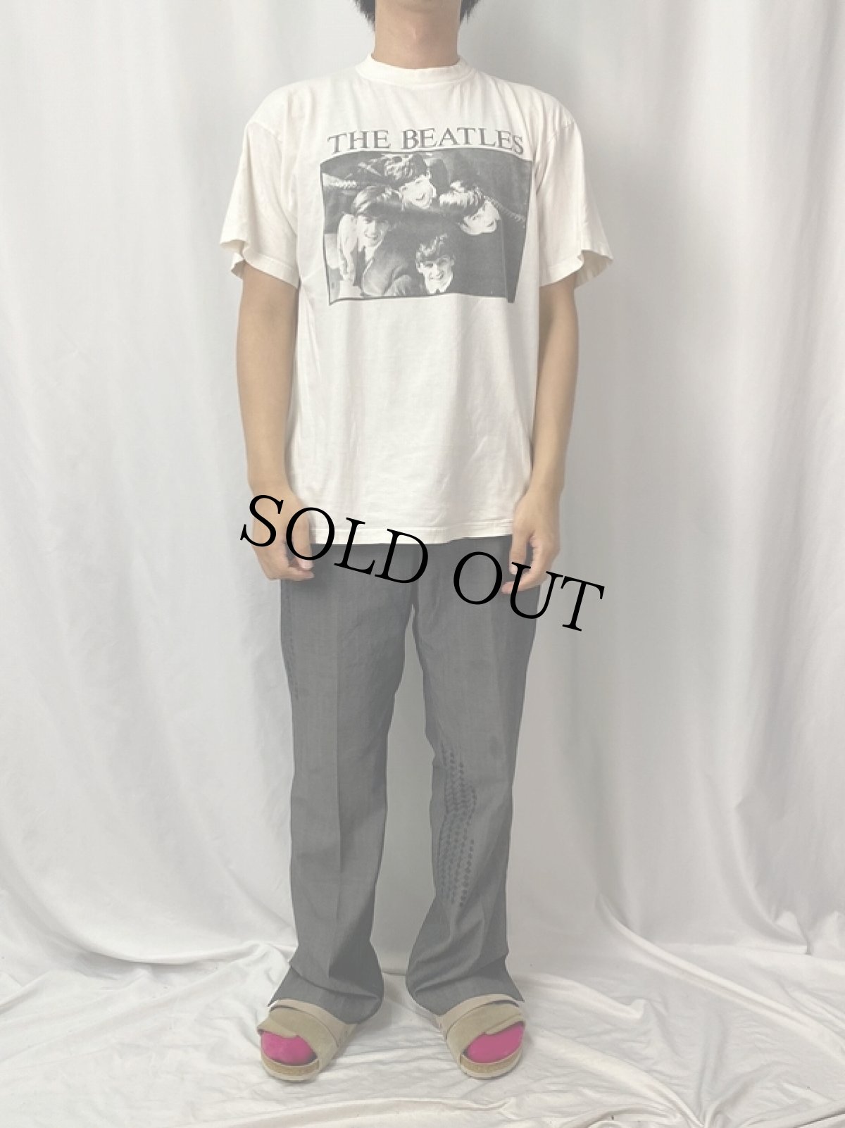 画像2: THE BEATLES ロックバンドTシャツ (2)