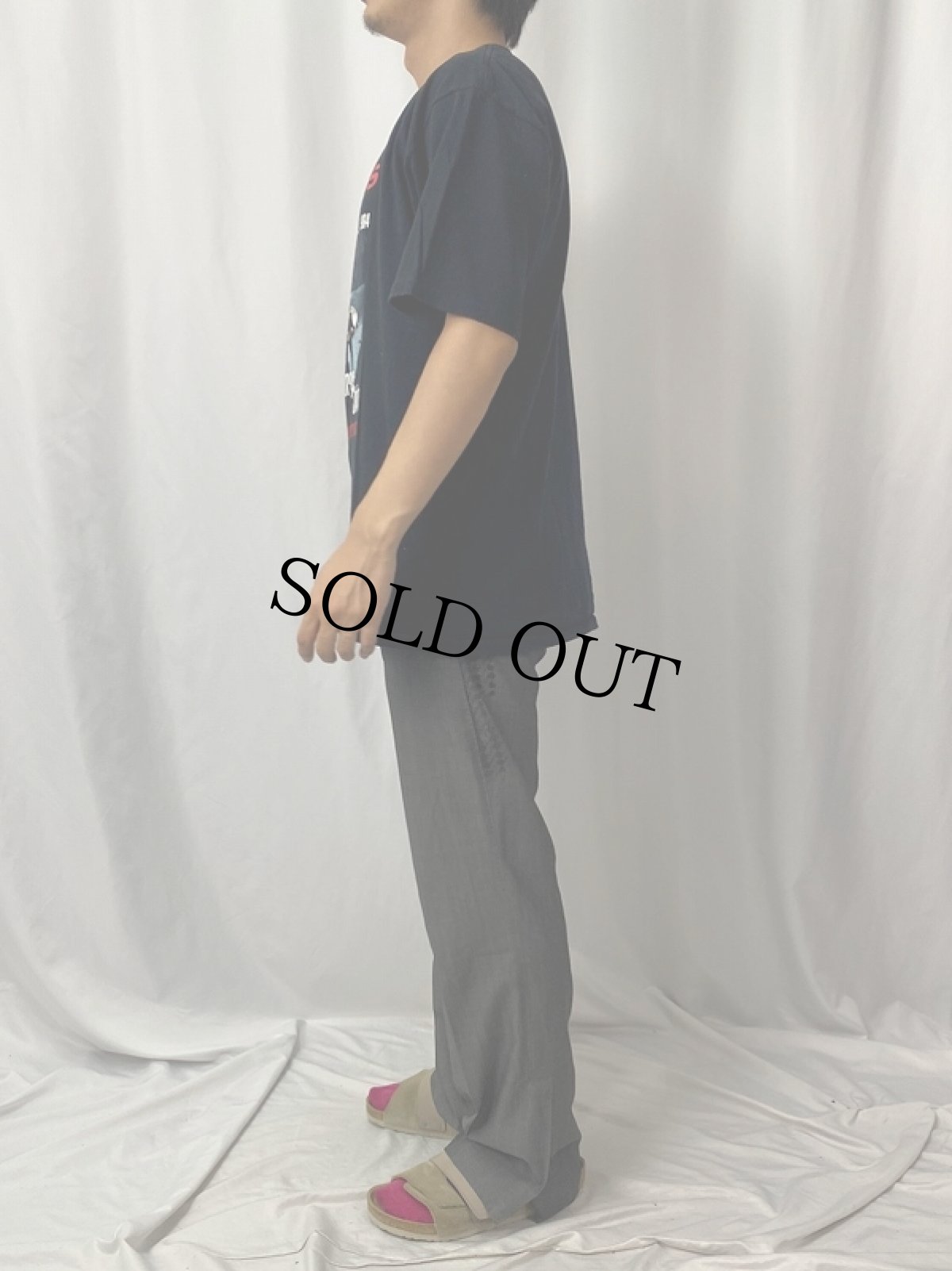 画像3: 90〜00's THE BEATLES "The Ed Sullivan Show" ロックバンドTシャツ L (3)