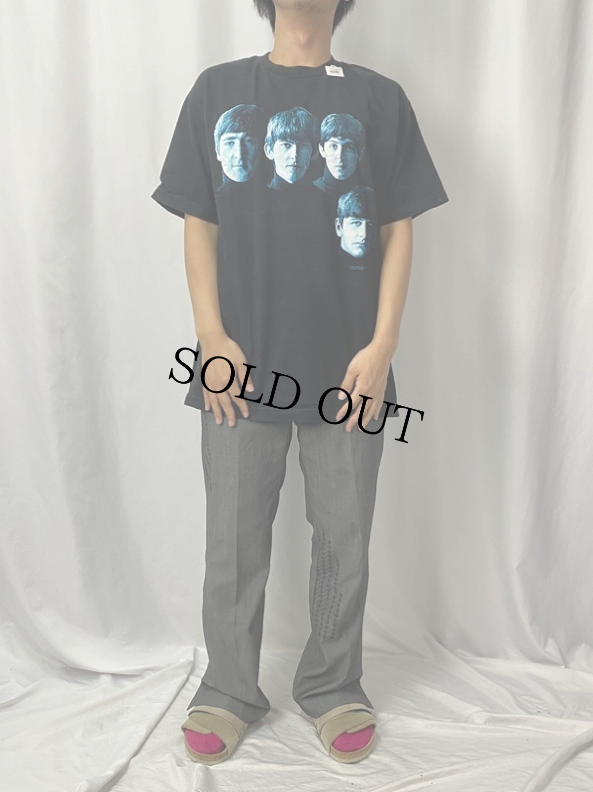 画像3: 90's THE BEATLES ロックバンドTシャツ XL (3)