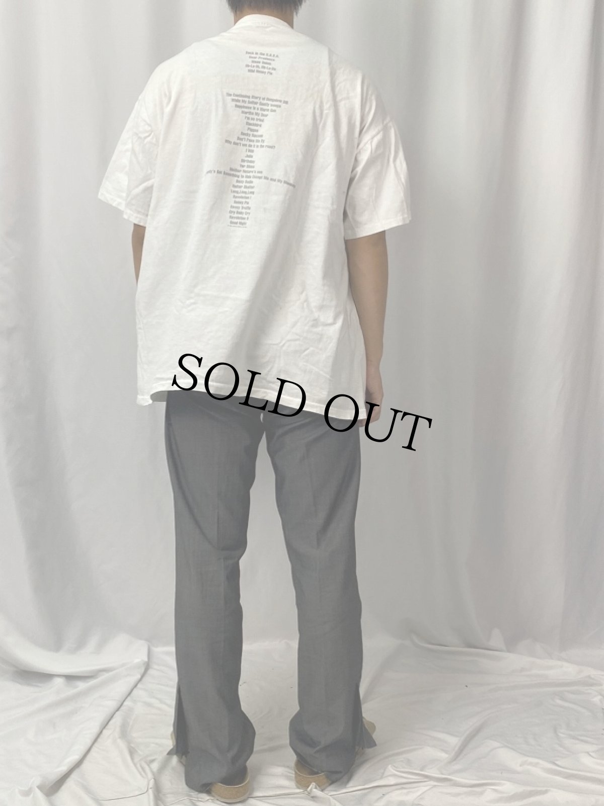 画像4: 90's THE BEATLES "THE WHITE ALBUM" ロックバンドTシャツ (4)