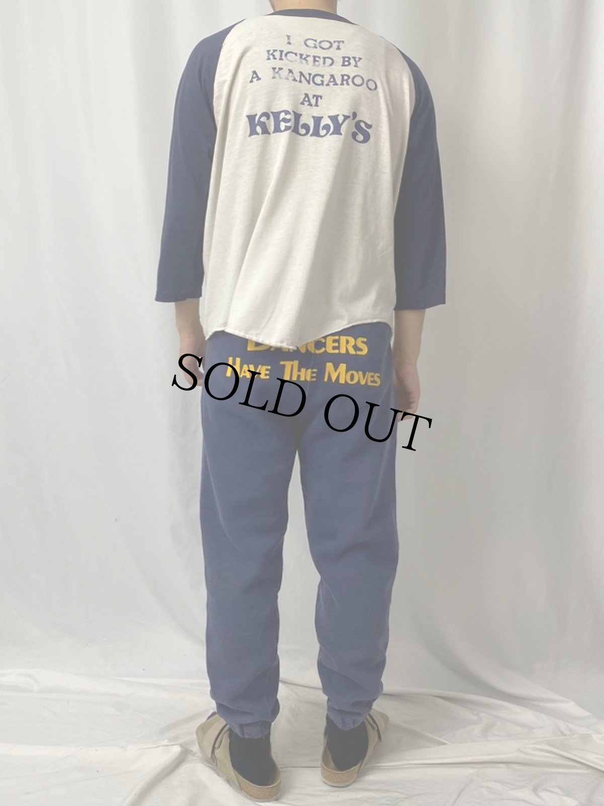 画像5: 70's FOSTER'S LAGER ポケット付き ビールメーカー ラグランTシャツ L (5)