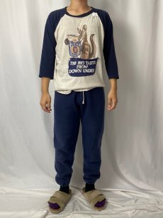 画像3: 70's FOSTER'S LAGER ポケット付き ビールメーカー ラグランTシャツ L (3)