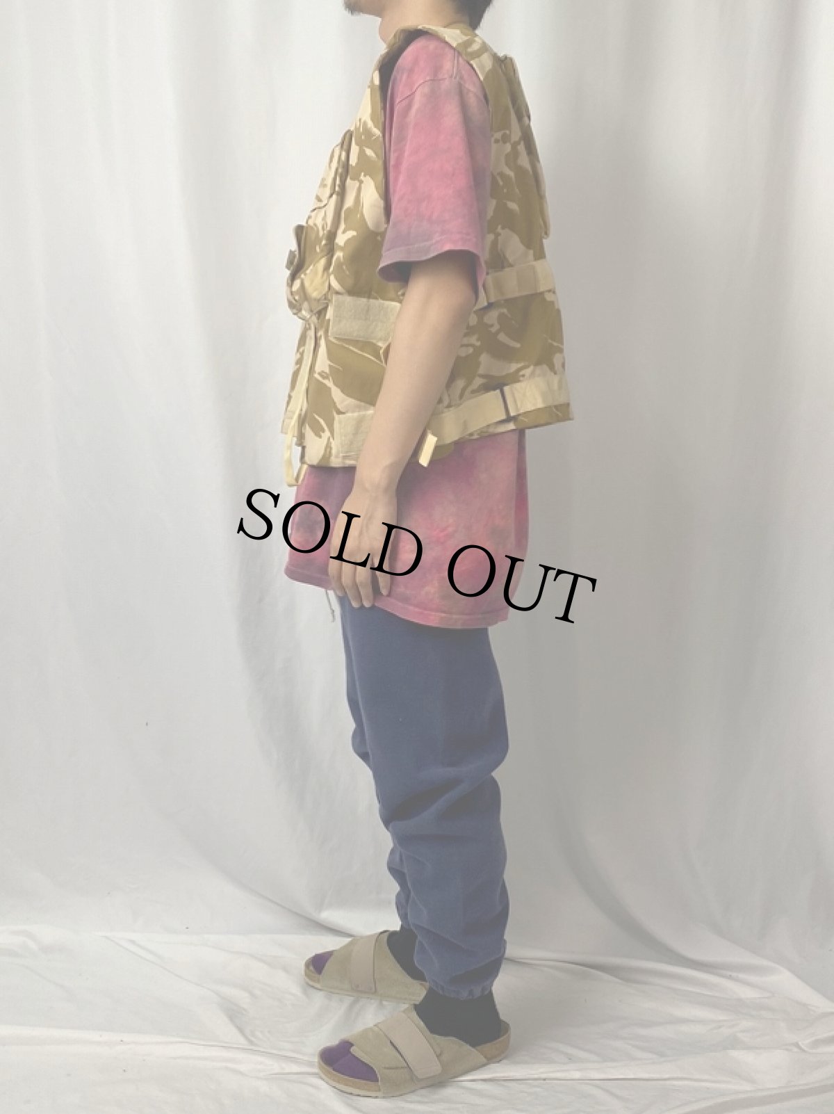 画像3: 90's イギリス軍 DPMデザートカモ アーマーベスト SIZE190/120 (3)