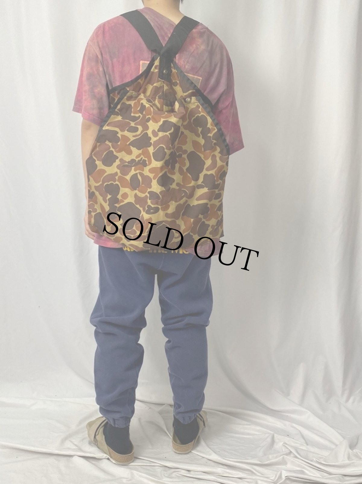 画像4: Cabela's ダックハンターカモ柄 ナイロンハンティングベスト M (4)