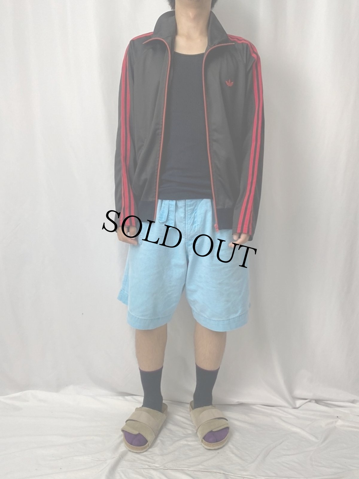 画像2: 70's adidas "曲がりポケット" トラックジャケット SIZE54 (2)