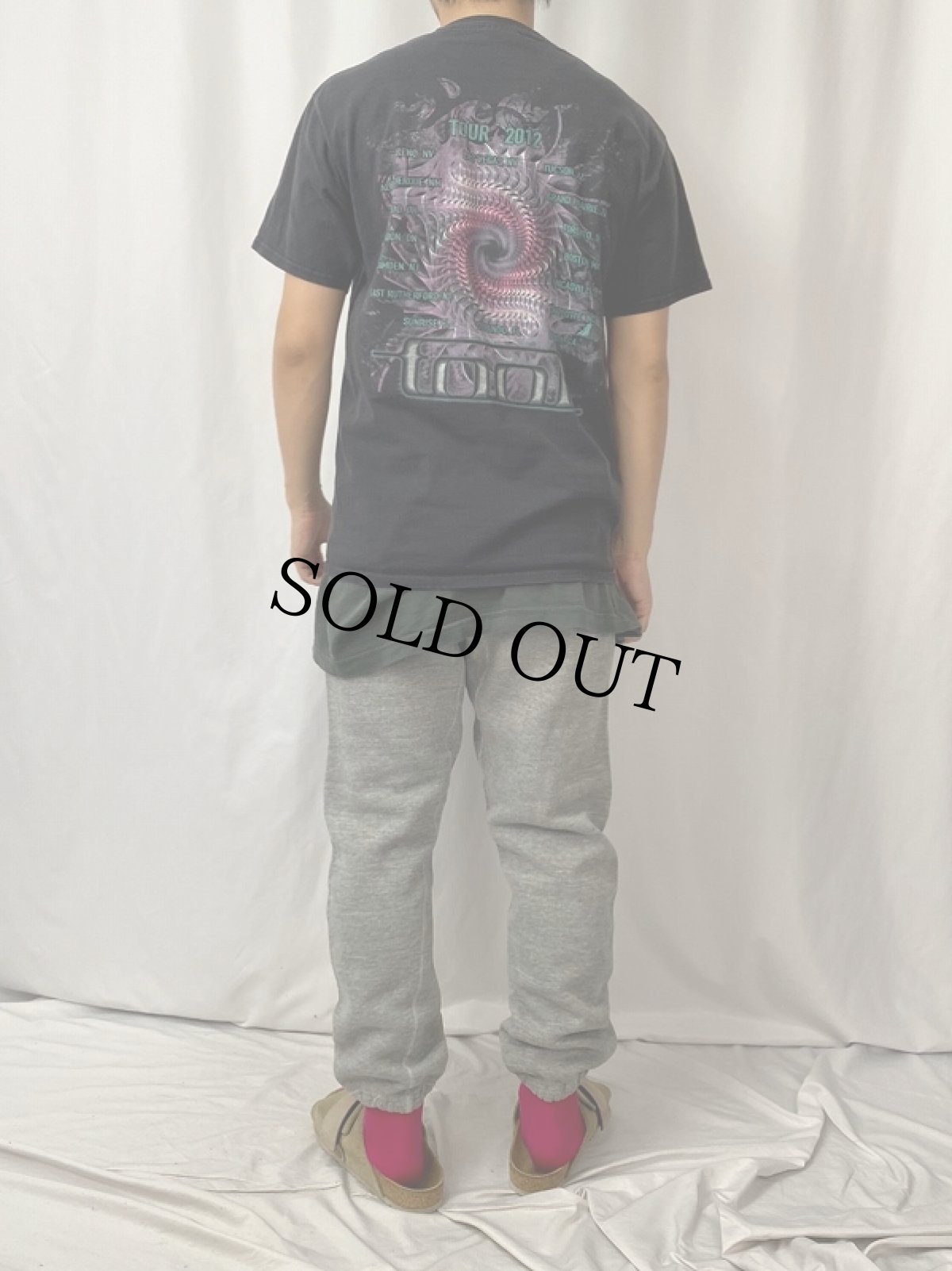 画像4: 2012 TOOL ロックバンドツアーTシャツ M (4)