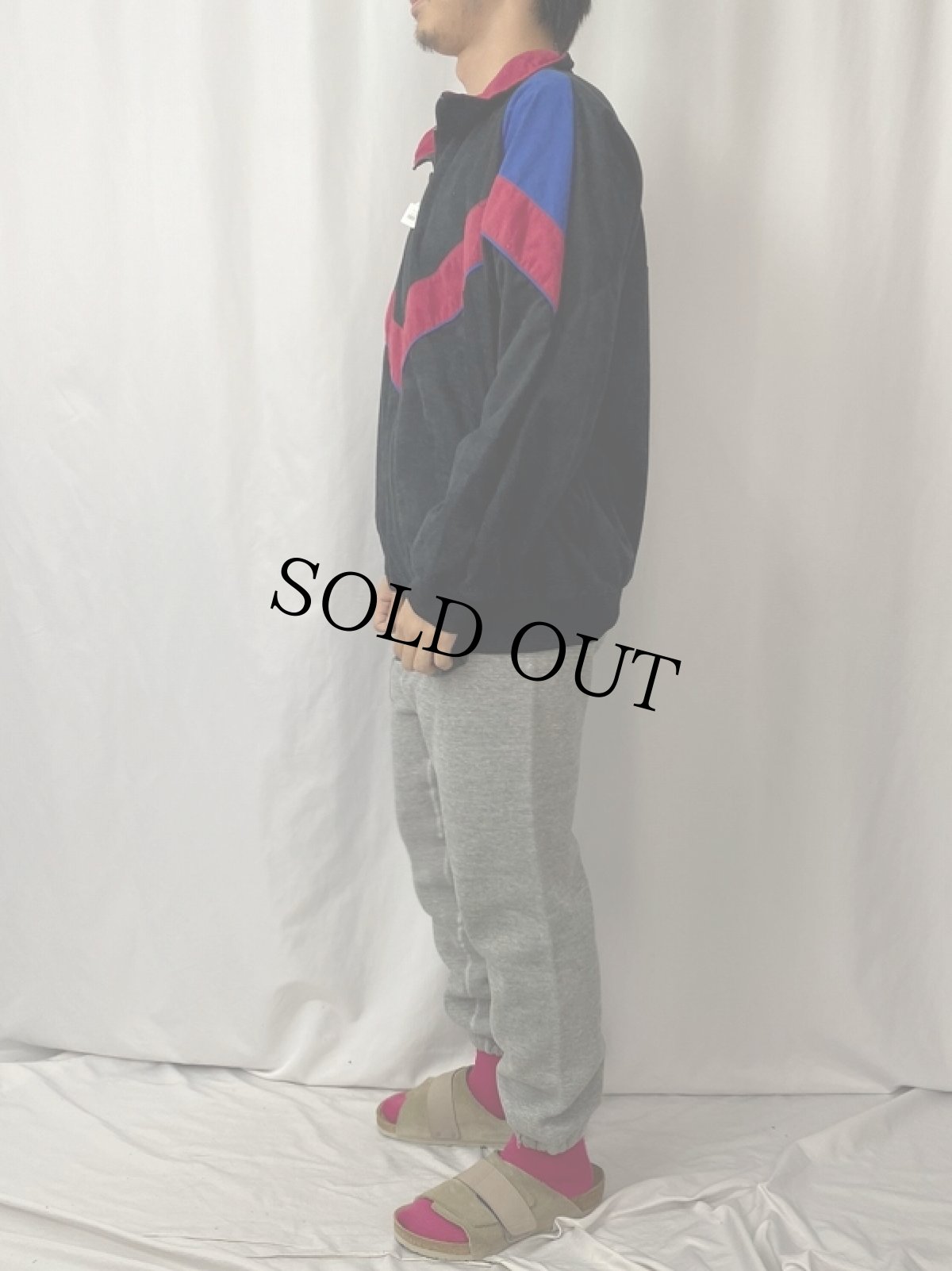 画像3: 70〜80's Diumpy Jump 切り替えデザイン ベロアジップジャージ SIZE4 (3)