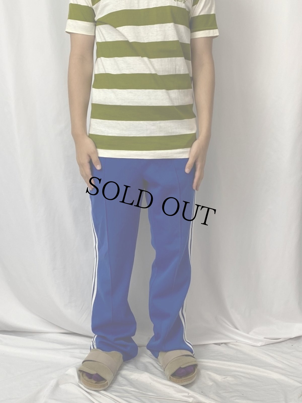 画像2: 80's adidas TAIWAN製 トラックパンツ W35-48 (2)