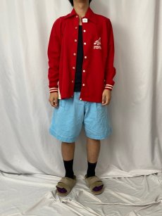 画像2: 60's Champion USA製 "UNIVERSITY OF HARTFORD" スナップボタン トラックジャケット L (2)