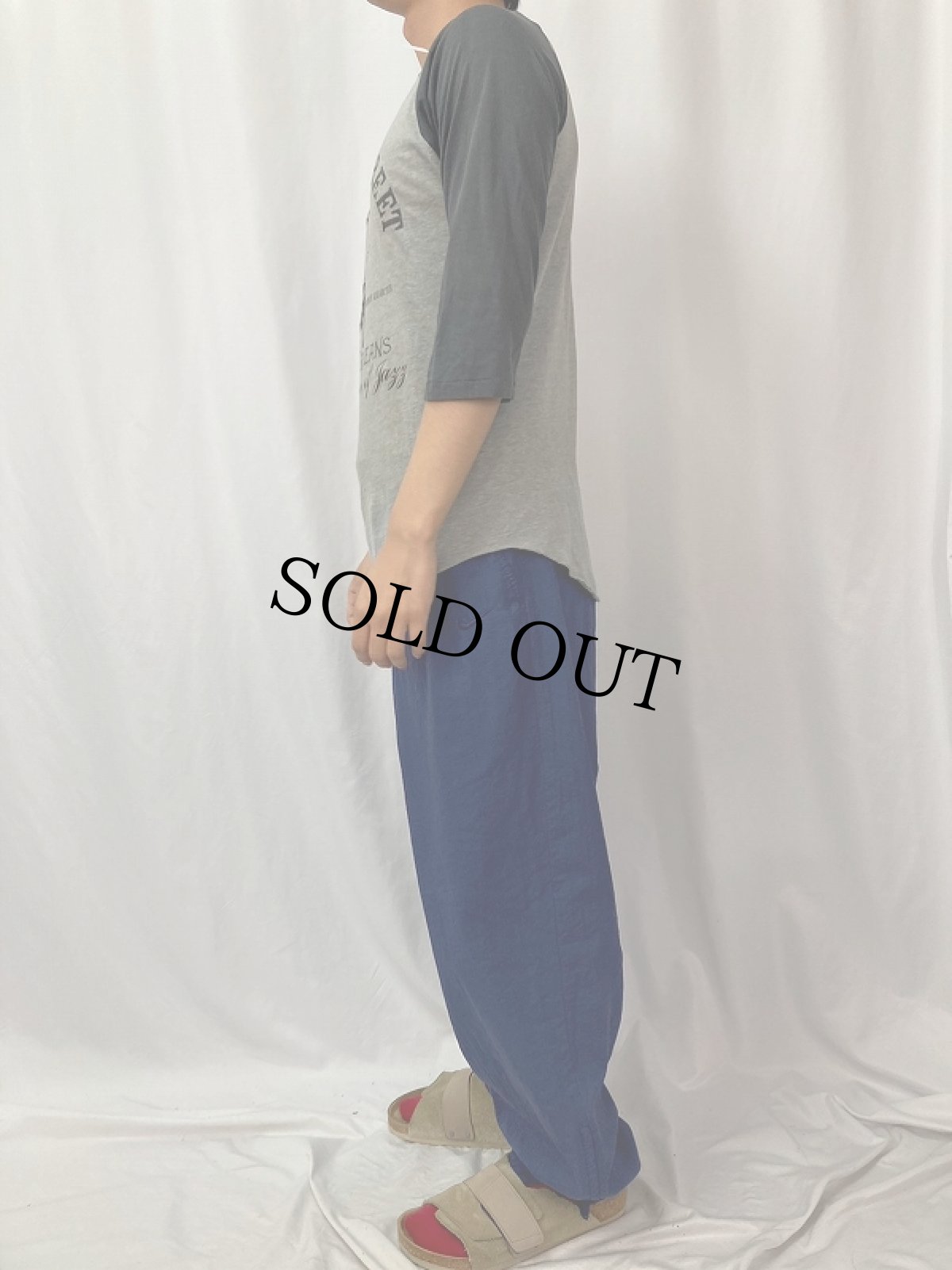 画像3: 80's "BOURBON STREET" プリントラグランTシャツ (3)