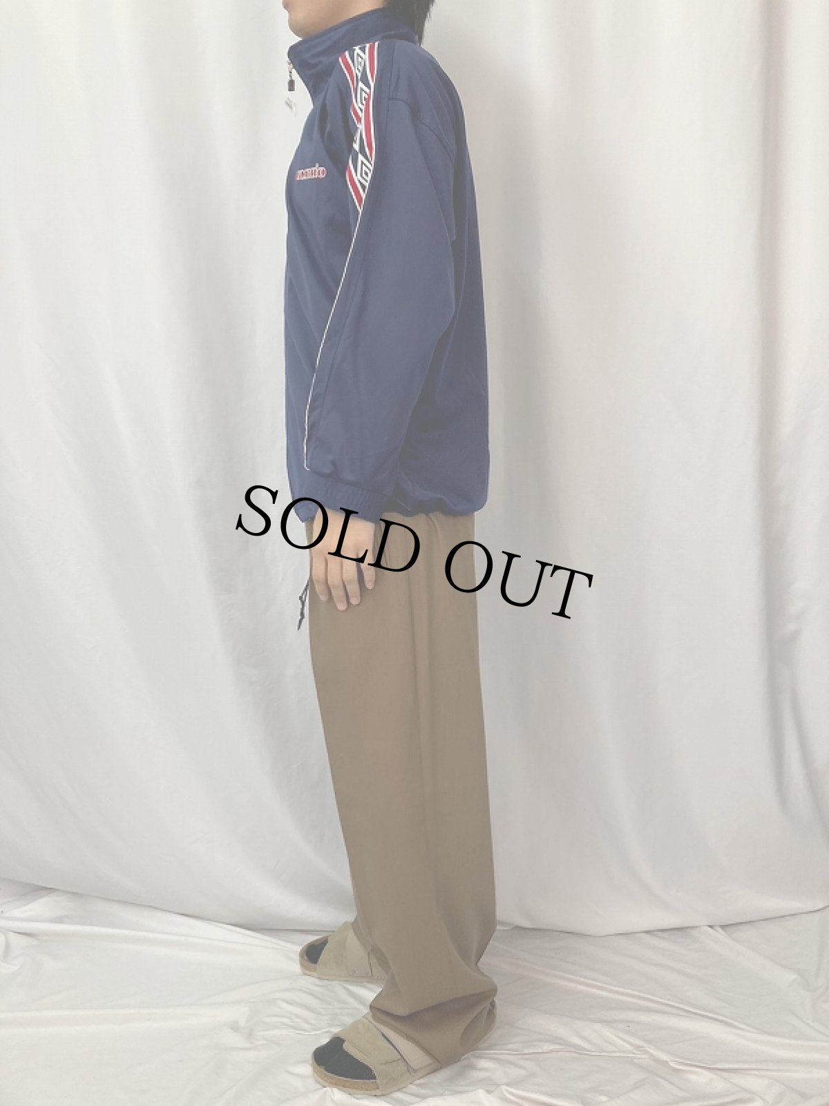 画像3: UMBRO ロゴ刺繍 トラックジャケットSIZE3 (3)