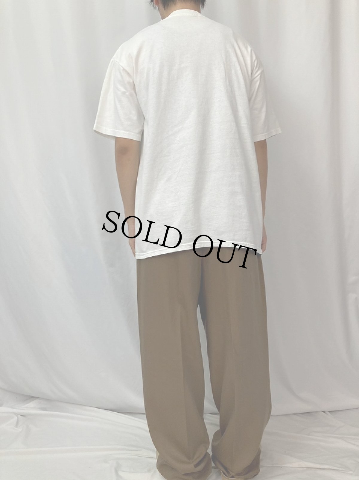 画像4: 2000's "PORNO KING" ハンバーガーショップ パロディTシャツ (4)