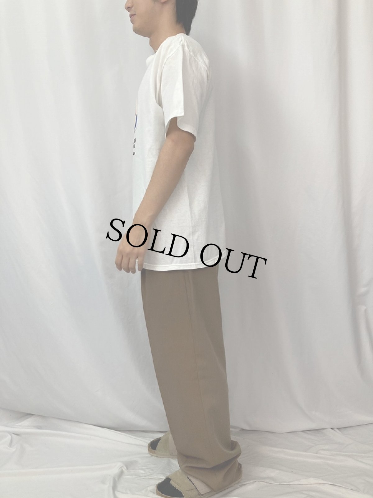 画像3: 2000's "PORNO KING" ハンバーガーショップ パロディTシャツ (3)