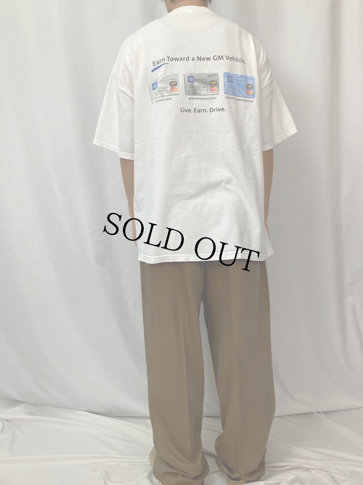 画像5: Mastercard "I earn more than you do." クレジットカードプリントTシャツ XL (5)