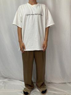 画像3: Mastercard "I earn more than you do." クレジットカードプリントTシャツ XL (3)