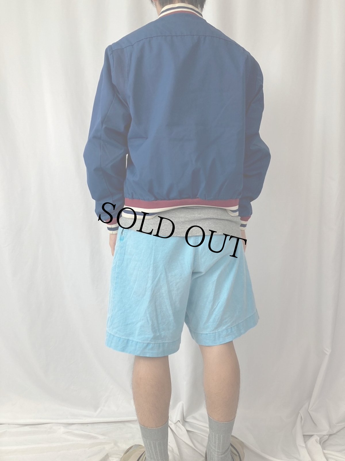 画像4: 80's IZOD LACOSTE ロゴワッペン ジップジャケット L (4)