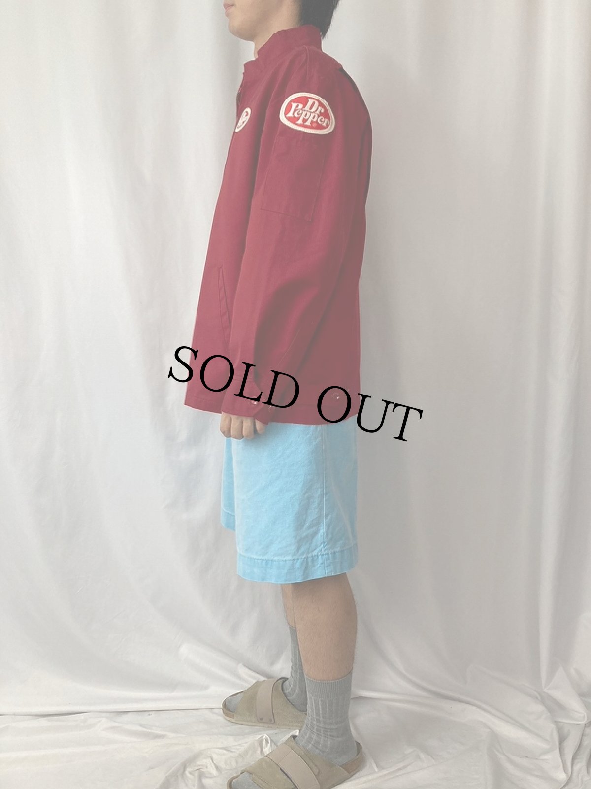 画像3: 70〜80's RIVERSIDE USA製 "Dr Pepper" 炭酸飲料メーカー ワークジャケット L (3)