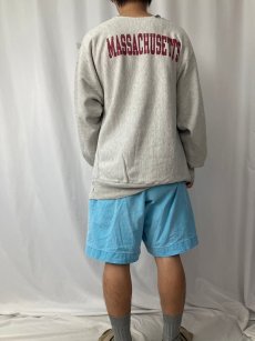 画像4: 90's〜 Champion REVERSE WEAVE "MASSACHUSETTS" カットオフスウェット (4)