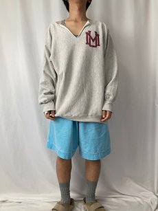 画像2: 90's〜 Champion REVERSE WEAVE "MASSACHUSETTS" カットオフスウェット (2)