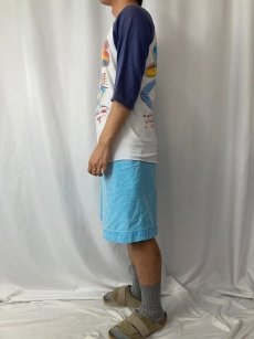 画像3: 80's YES "REUNION TOUR 84" パキ綿 ロックバンドツアーラグランTシャツ L (3)