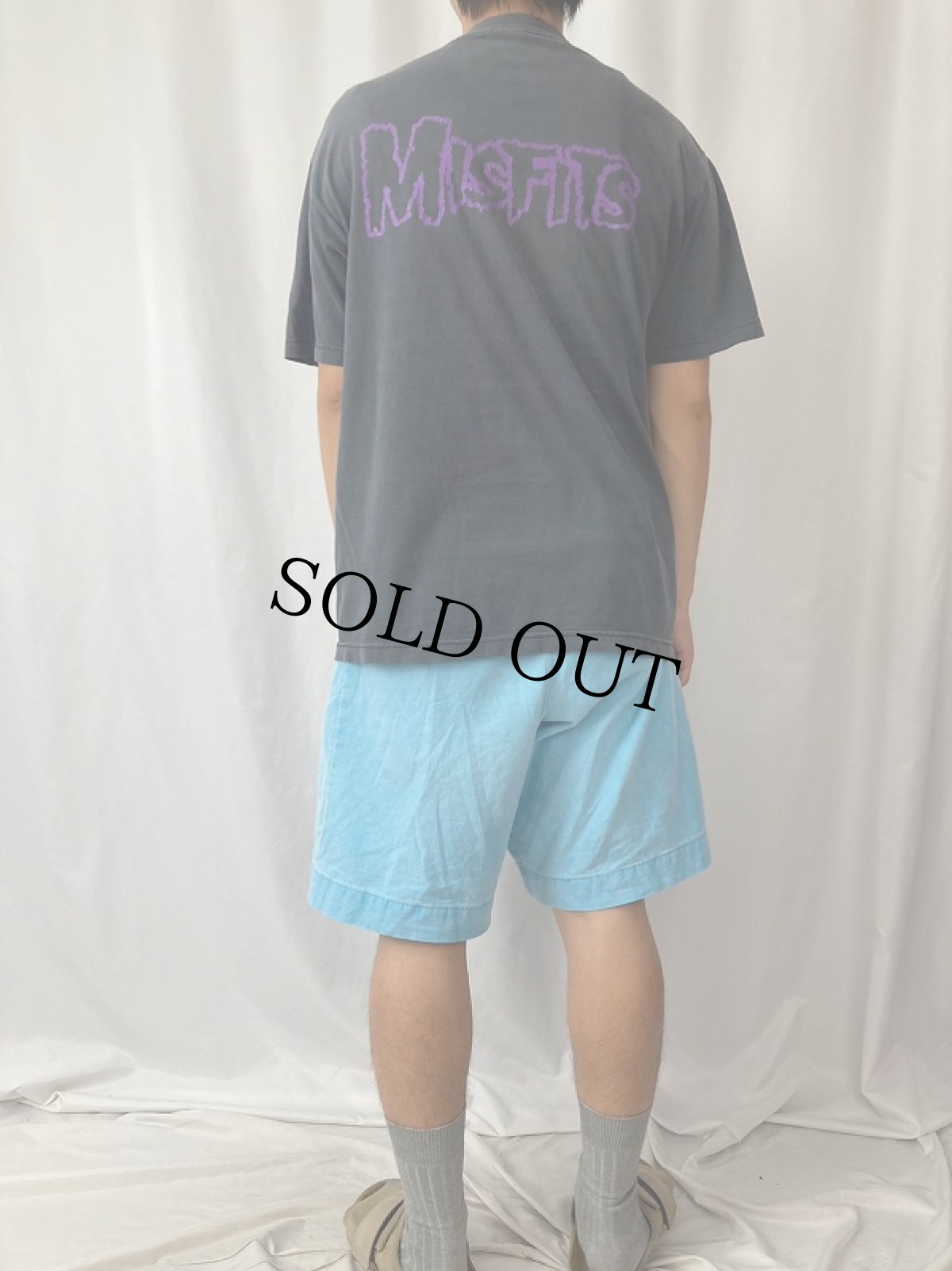 画像4: THE MISFITS "Die Die my darling" ハードコアパンクバンドTシャツ L (4)