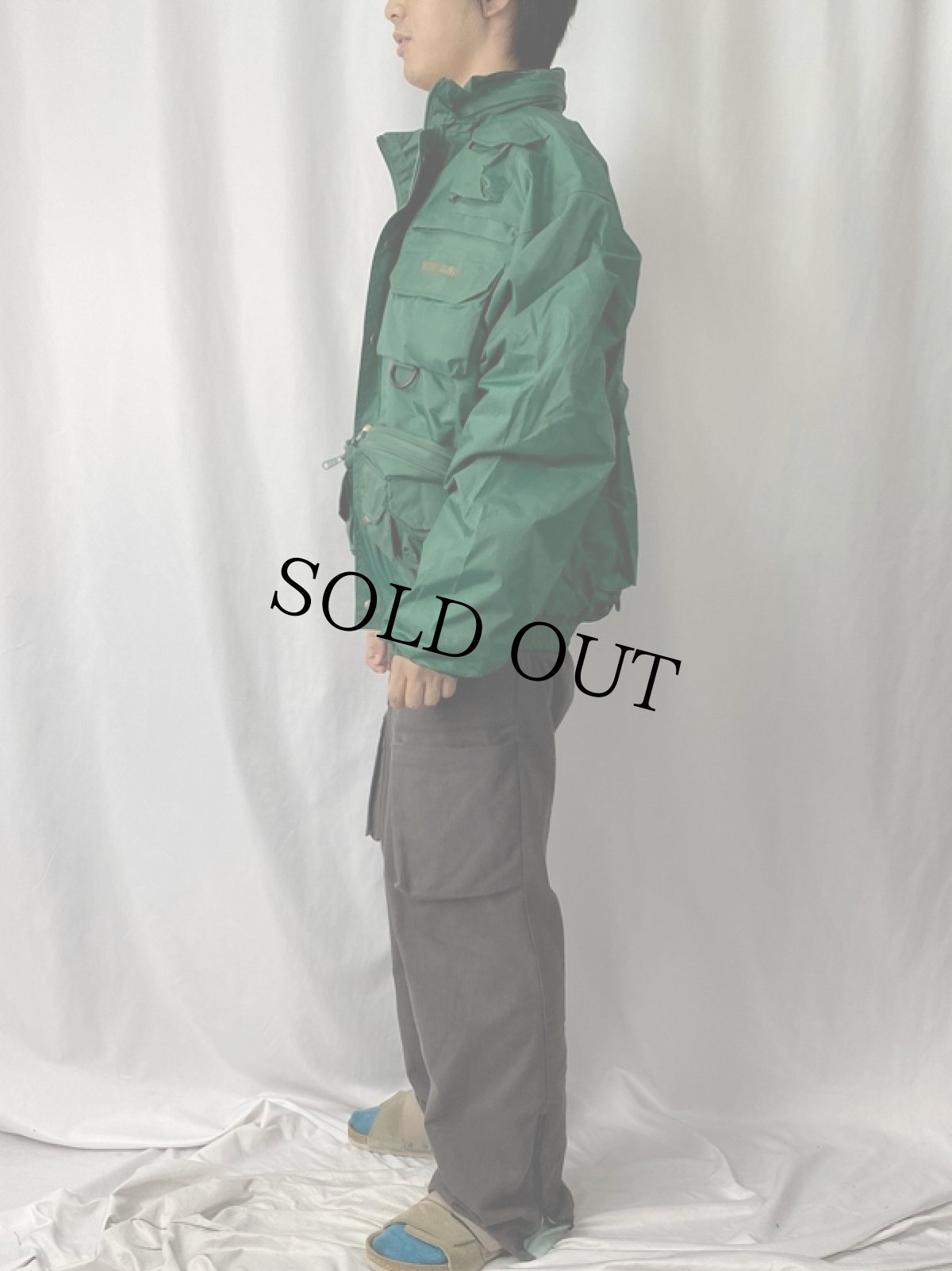 画像3:  Lakestream by HODGMAN ナイロンフィッシングジャケット L (3)