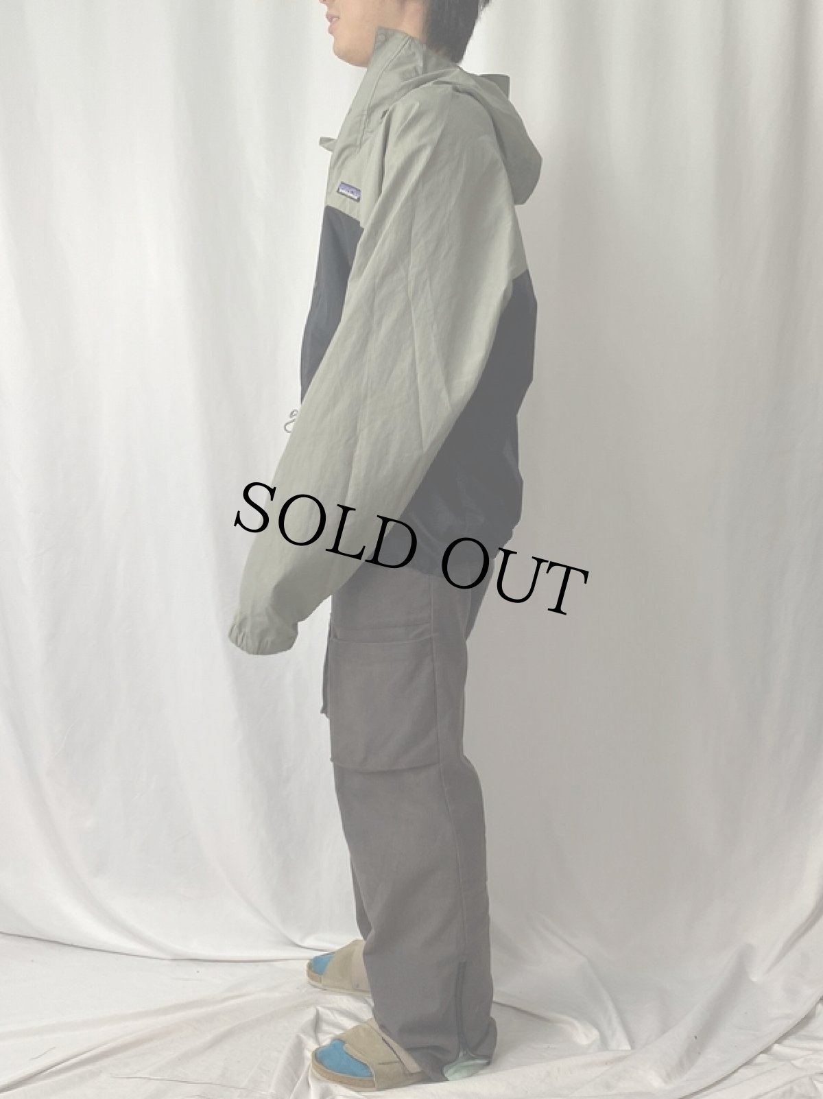 画像3: 2000's Patagonia 2トーン アノラックパーカー L (3)