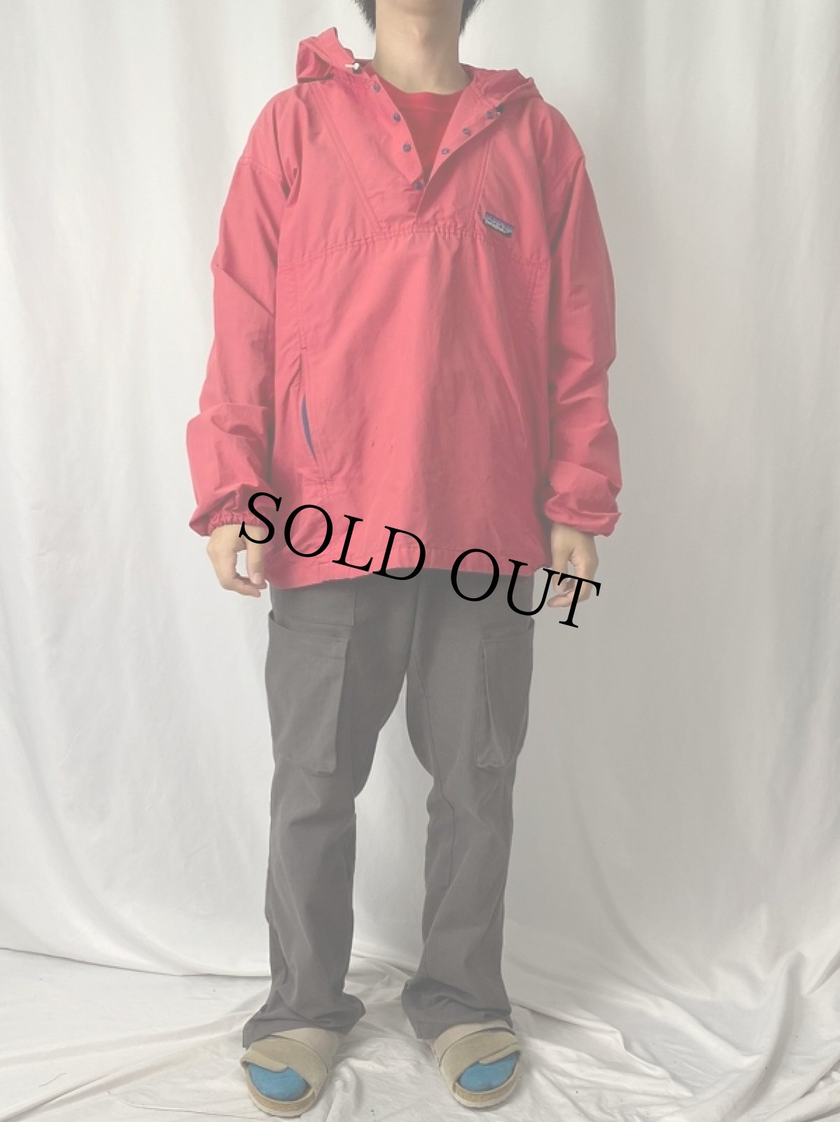 画像2: 80〜90's Patagonia アノラックパーカー L (2)