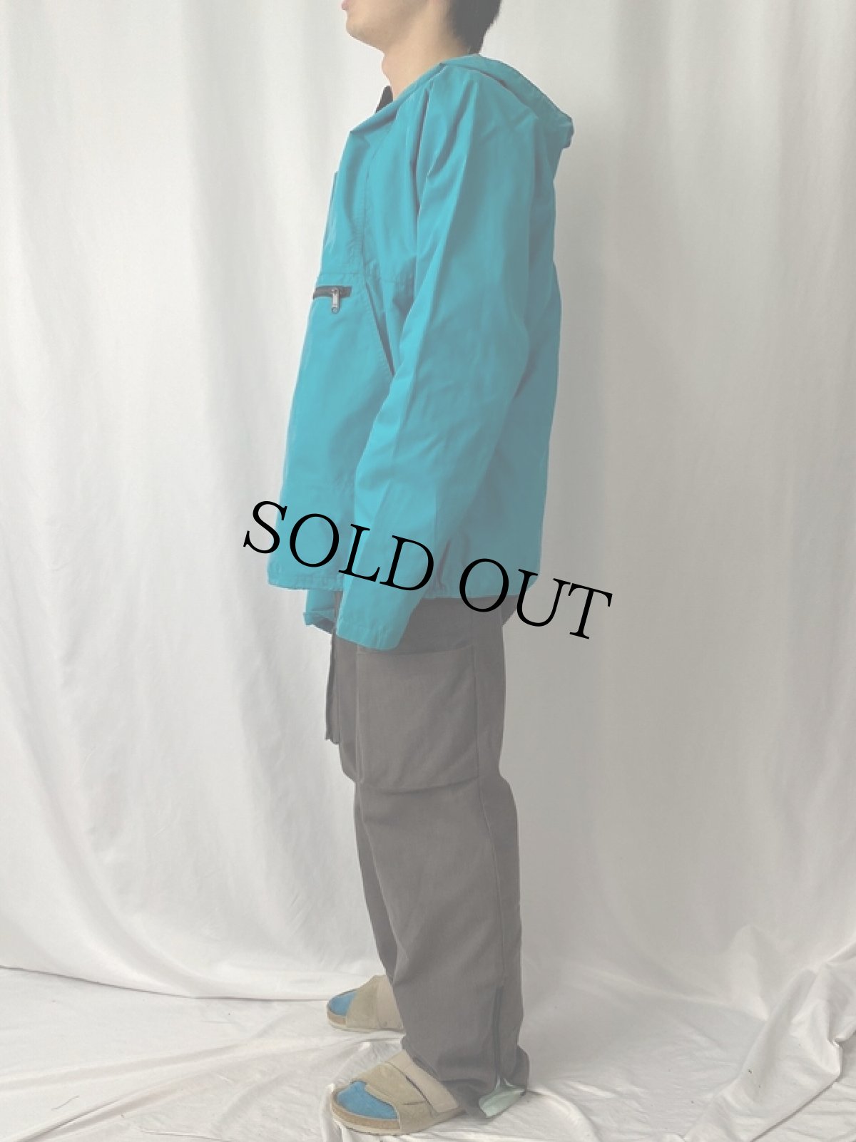 画像3: 80〜90's L.L.Bean ナイロンアノラックパーカー (3)