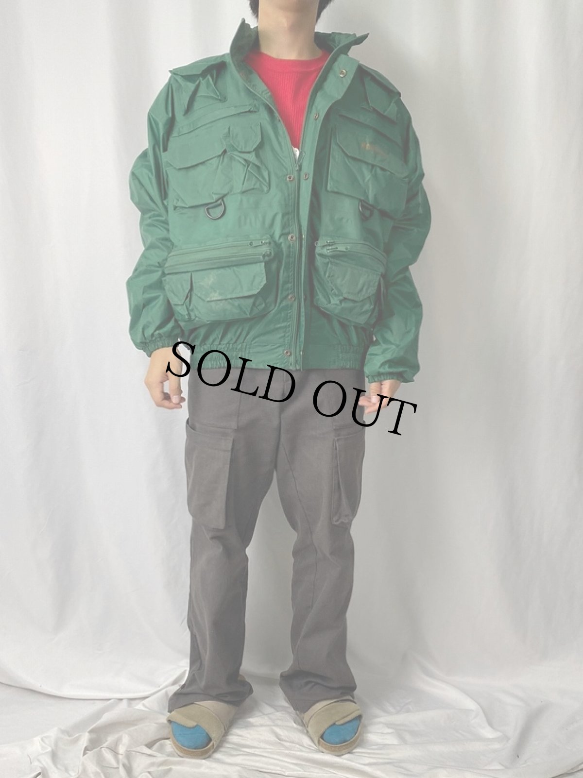 画像2:  Lakestream by HODGMAN ナイロンフィッシングジャケット L (2)