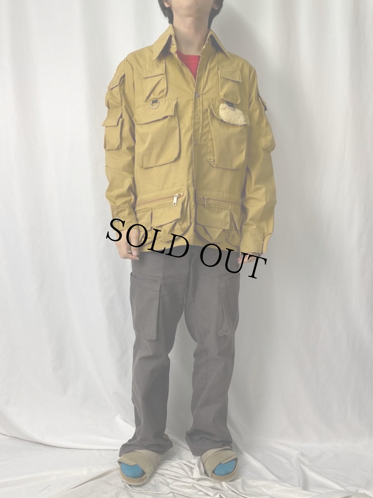 画像2: 70's Columbia フィッシングジャケット M (2)