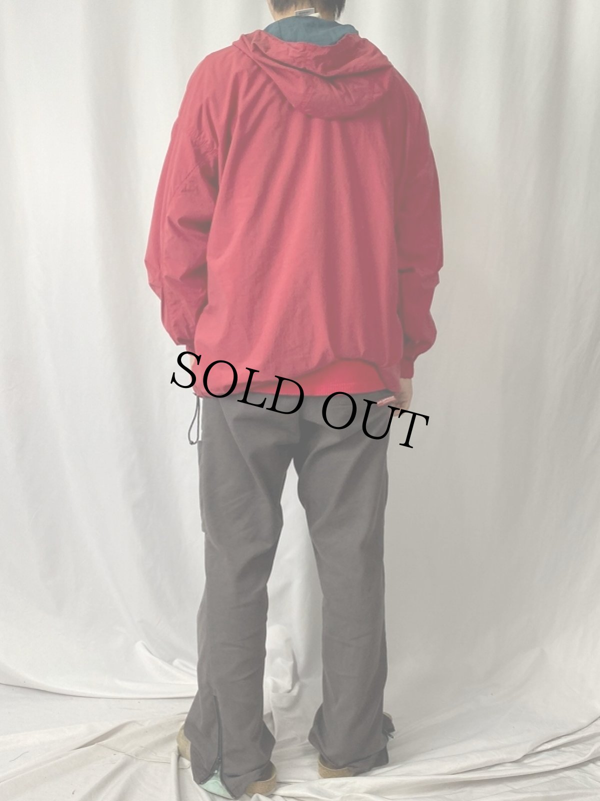 画像4: 90's Columbia ナイロンアノラックパーカー L (4)