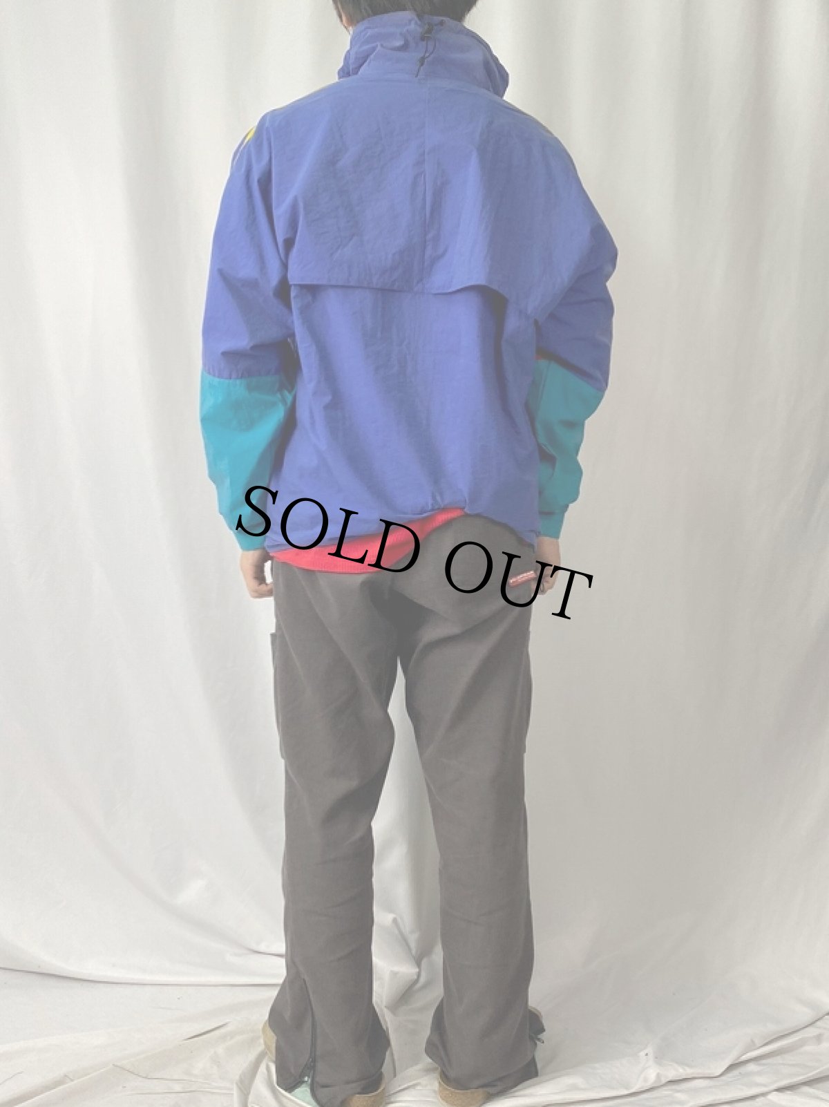 画像4: THE NORTH FACE クレイジーパターン ナイロンアノラックジャケット S (4)