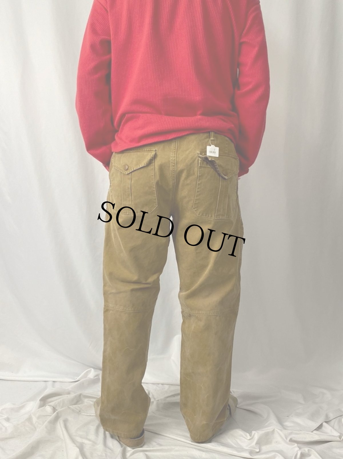 画像4: POLO Ralph Lauren "SLIM GI FIT" ダックハンティングパンツ W37 (4)