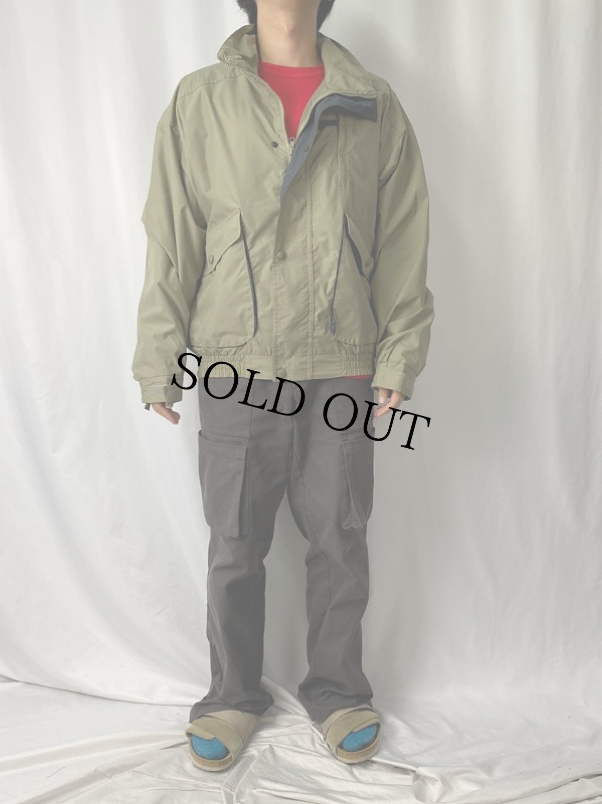 画像2: 90's〜 ナイロンマウンテンジャケット M (2)