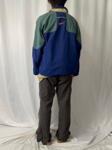 画像4: 90〜2000's NIKE 切り替えデザイン ナイロンアノラックジャケット XL (4)