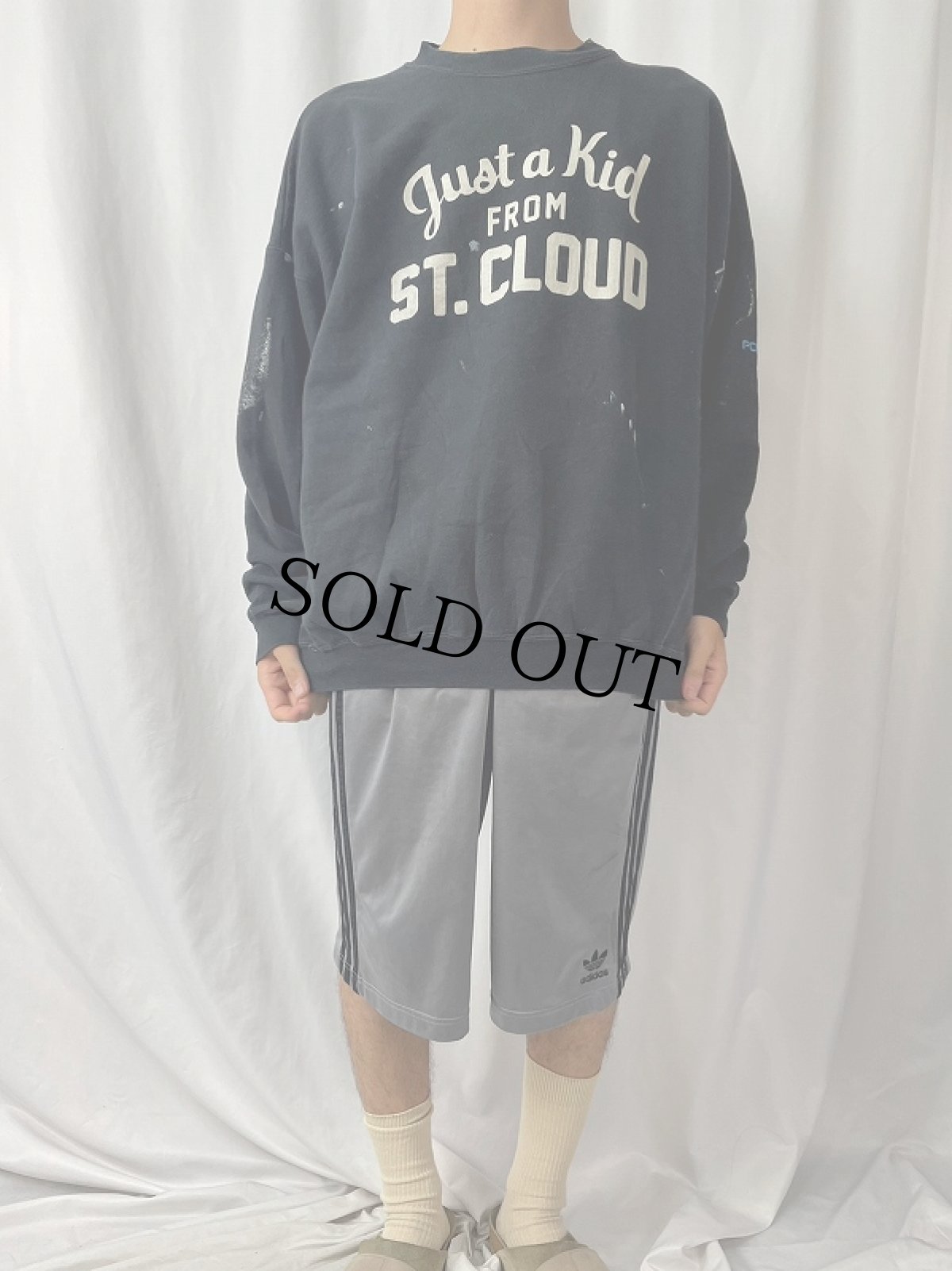 画像2: "Just a Kid FROM ST.CLOUD" プリントスウェット L (2)