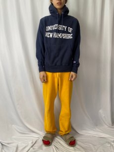 画像3: Champion REVERSE WEAVE "UNIVERSITY OF NEW HAMPSHIRE" プリントスウェットフーディー M (3)