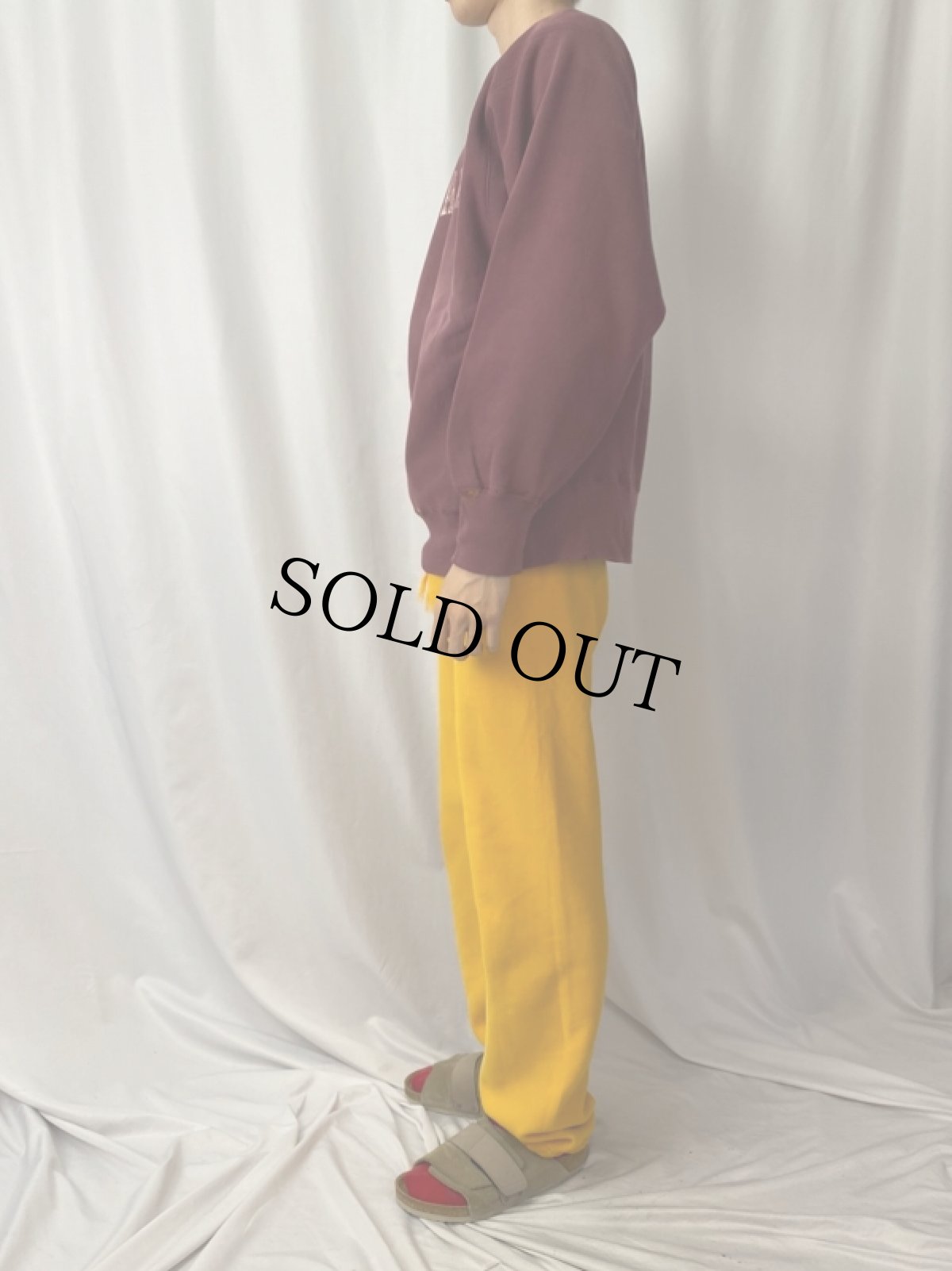 画像4: 80's Champion REVERSE WEAVE トリコタグ USA製 "CAP AND GOWN" プリントスウェット L (4)