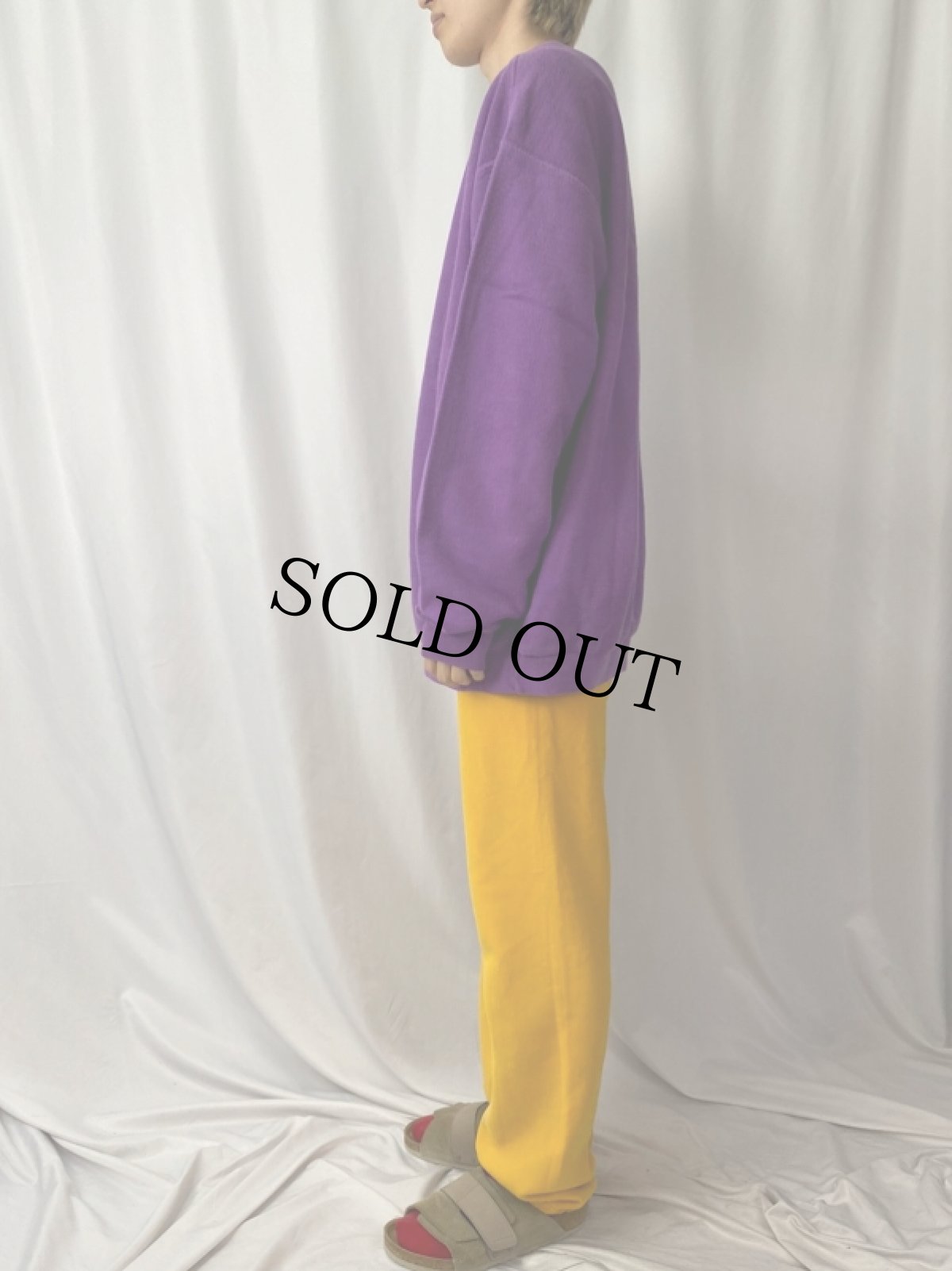 画像3: LANDS'END 前V パイルスウェット (3)