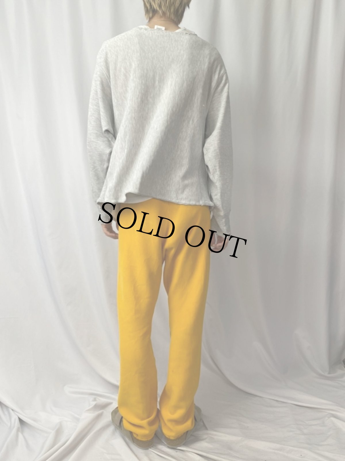 画像4: 80's Champion REVERSE WEAVE トリコタグ USA製 "DARTMOUTH" カットオフ プリントスウェット XL (4)